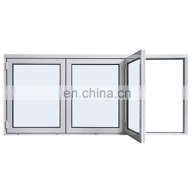 AS2047 Australian standard double glazed soundproof aluminum folding window