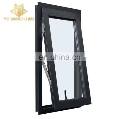 AS2047 hot sale aluminum double glazed handle awning window