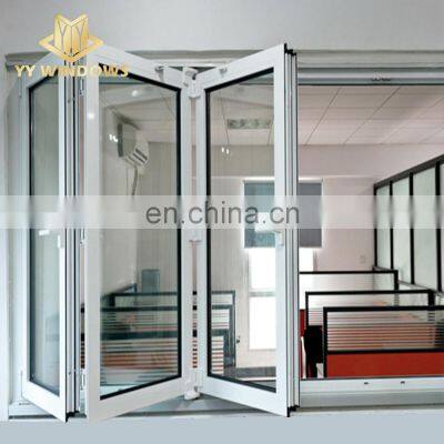 Australian Standard aluminium bi fold window fold up glass windows