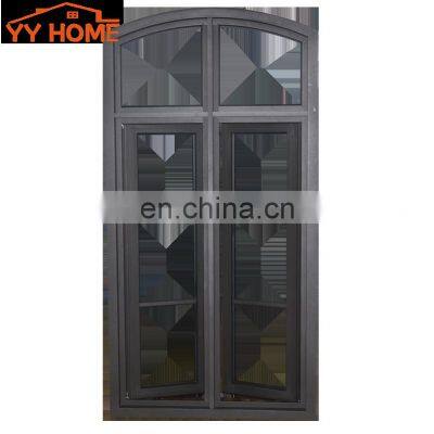 low cost house windows exterior aluminium casement window grill design for sale