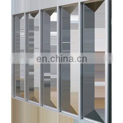 YY modern designed Australia standard aluminum double glazed fixed window for hotel or apartment use