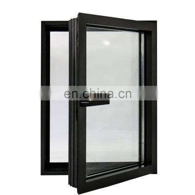 USA standard glass windows and 40dB Soundproof Aluminum material casement windows