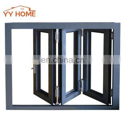 YY home accordion window double glazed window accordion windows