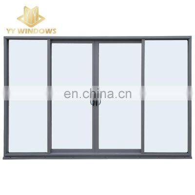 Modern aluminum luxury double glazed sliding door for house with energy-saving insulation