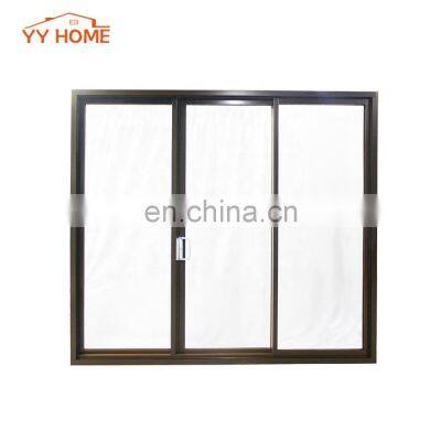 USA/Canada Standard Gold Supplier hurricane impact windows and door aluminum sliding glass door with good performance system