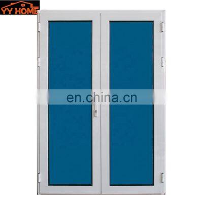 Modern design Aluminum Exterior double doors Double Glazed Swing Door comply with USA,Canada,New Zealand Standard