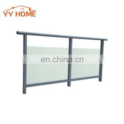 YY HOME High quality balcony aluminium railing design,glass balcony balustrade
