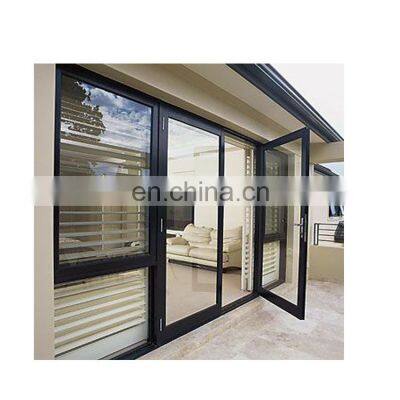 China Thermal Break Aluminum Casement Door For Factory