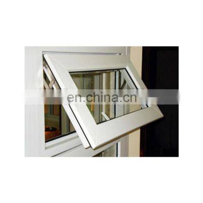 Top hung design awning window/aluminum bathroom windows design