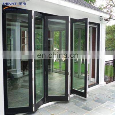 High Quality Villa Used Exterior French Doors Glass Bi Fold Door
