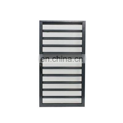 Wholesale Luxury Adjustable Vertical Aluminum Manual Glass Louver Windows Shutters Blinds