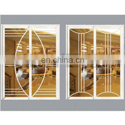 Elegant French lace glass aluminum alloy sliding door sliding door roller