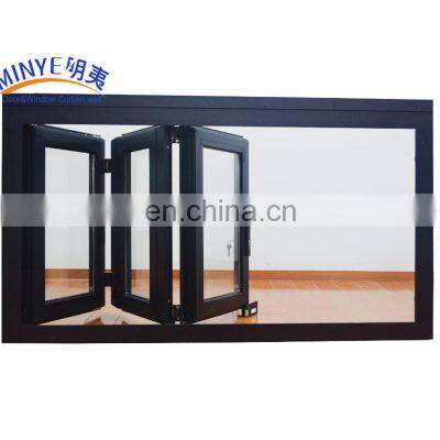 Indoor lighting helper sealed balcony separated living room aluminum alloy folding windows