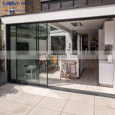 Broken bridge aluminum alloy sliding window sealing balcony mall sliding door