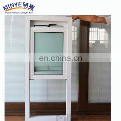 Australian standard plastic PVC horizontal sliding windows vertical sliding window double hung window