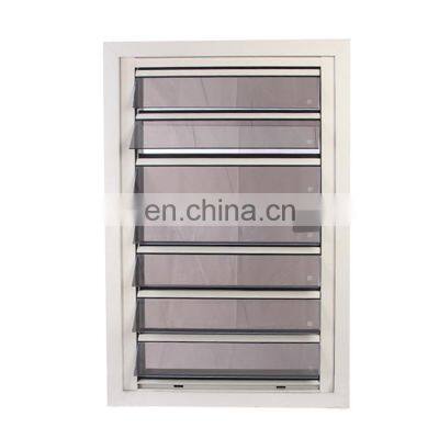 waterproof aluminum frame glass louver roller shutter