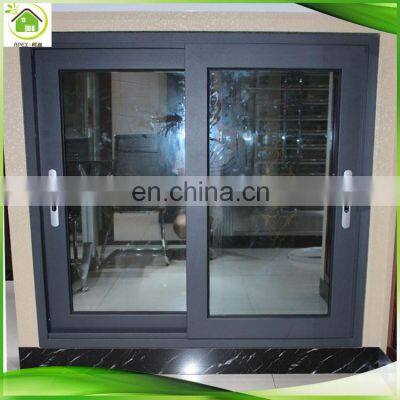 Double glazed grey aluminum sliding window price philippines