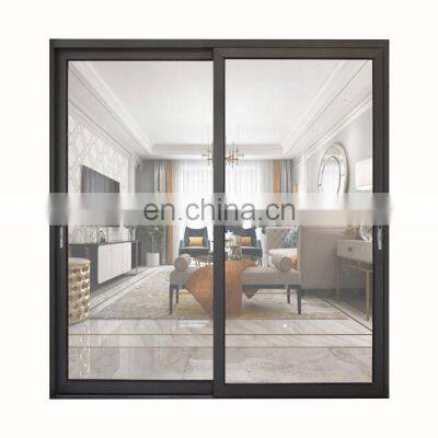 Aluminum profile prices modern bedroom indoor double sliding door design