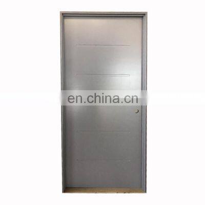 contemporary grey high quality interior decorations wooden door for home solid pre hung wood doors