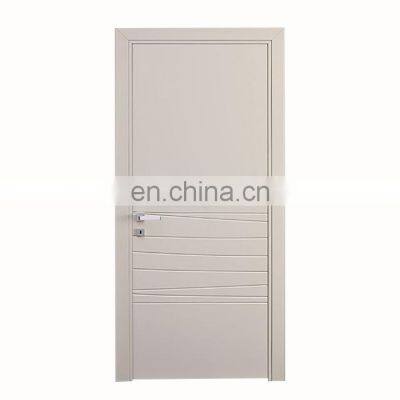 Commercial flush hotel bedroom engineered veneer interior slab modern wood doors prices plain white door