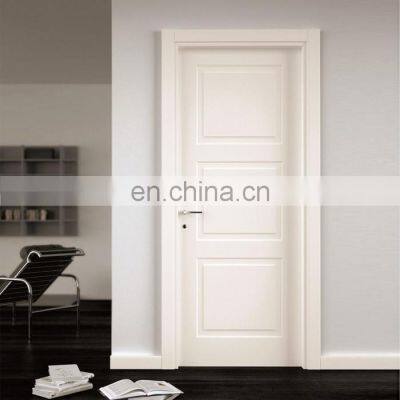 Standard white bedroom hotel room prehung interior usa solid wood internal fancy white 4 panel internal doors