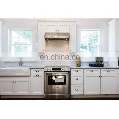 Modern design shaker style nordic wood custom wall wooden cabinet kitchen furniture