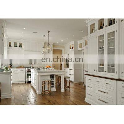 White shaker modern design contemporary island best wood custom built pantry cupboard high end kitchen cabinets