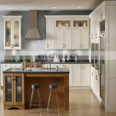 White prefab cupboards kitchen cabinets sets