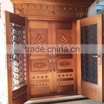 Luxury main door entrance gate COPPER DOOR brass door, extra security & stylish pattern