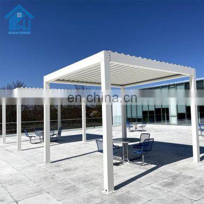 Hot Sell New Design Waterproof Sunroom Pergola Car Parking aluminum pergola