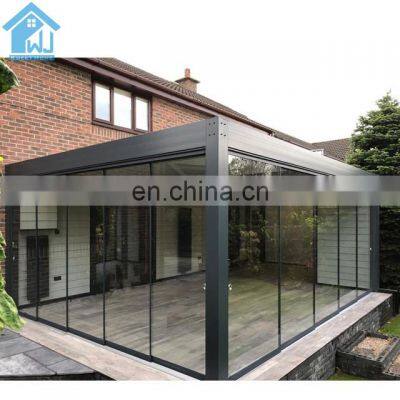 Electric pergola system kits motorized adjustable aluminum bioclimatic pergola