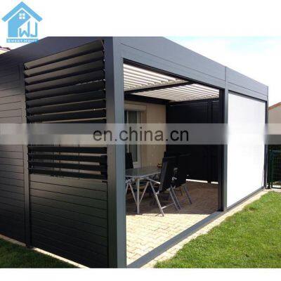 Design Waterproof Sunroom Pergola Car Parking Aluminum Hot Sell New Aluminium Alloy 6063-T5 All-season New Year's PVC Fabric MDF