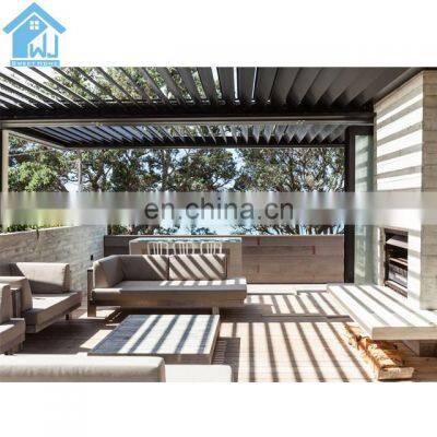 Automatic Louver Swimming Pool Roof Waterproof Aluminum Pergola