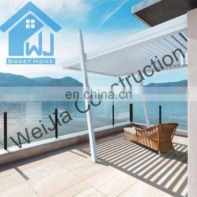 4X4 Garden patio canopy louvered motorised electric roof outdoor aluminum metal pergola