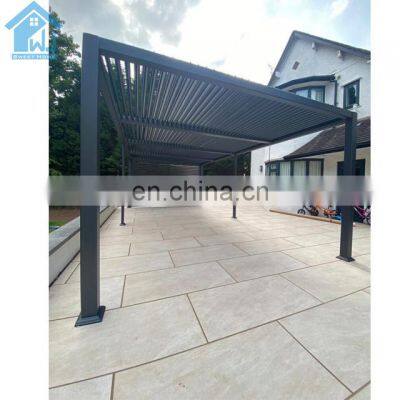motorized roof sunshade rainproof gazebo replacement canopy