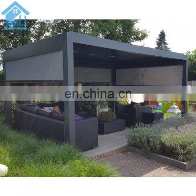 Aluminium Pergola Louvered Opening Roof System for Garden roof pergola aluminum