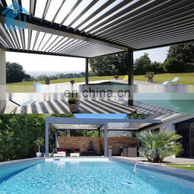 Pergolux Aluminium Waterproof Motorized Opening Roofs aluminum pergola