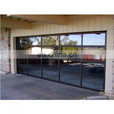 Low noise villa electric modern double front exterior door lift american parts sectional garage door for sale