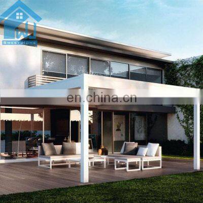 Outdoor Customized Morden Aluminum Pergola Louver Systems