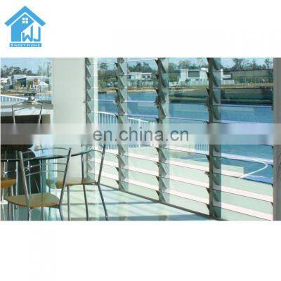 aluminium glass louver windows glass shutter windows for homes adjustable shutters