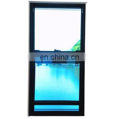 Upvc single & double hung house windows cheap price latest designs triple glaze windows