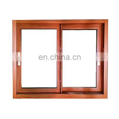 108 series thermal break aluminum profile sliding window with stainless steel sliding screen window