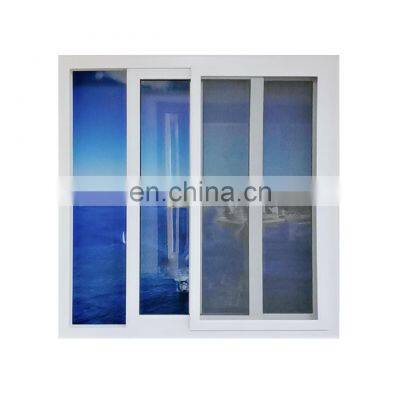 Cheap price upvc profiles sliding window profile double glass with screen