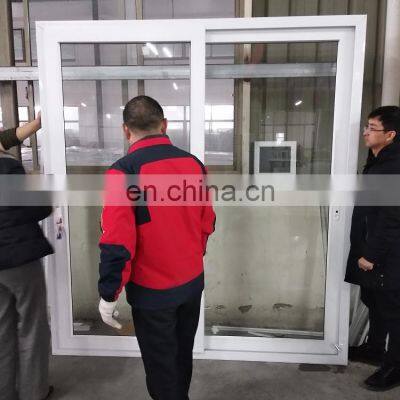 UPVC DOOR WITH HAND LOCK DOUBLE SLIDING DOOR UPVC PROFILE interior sliding pocket doors