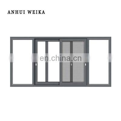 Latest design Thermal break Sliding Window Double Glazing Aluminum Glass Sliding Windows