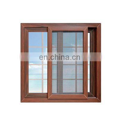 New design Aluminum alloy material sliding window design hurricane resistant glass window