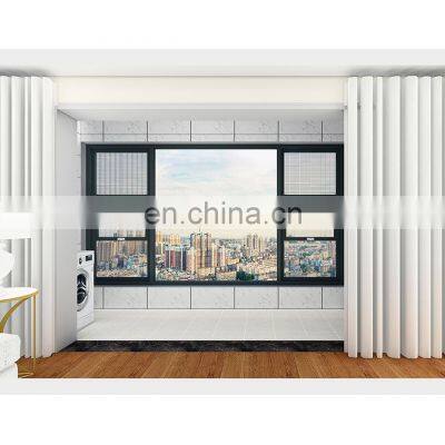 Single hung windows glass window Black single double hung windows upvc/pvc frame american single top hung window