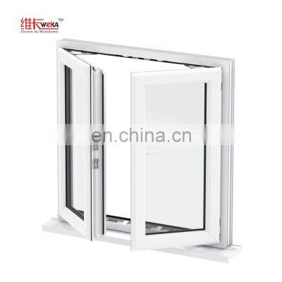 2022 PVC casement window cheap casement windows hurricane impact upvc casement windows