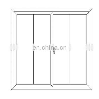 Hot sale cheap upvc sliding window high quality plastic sliding window double glazed upvc sliding windows