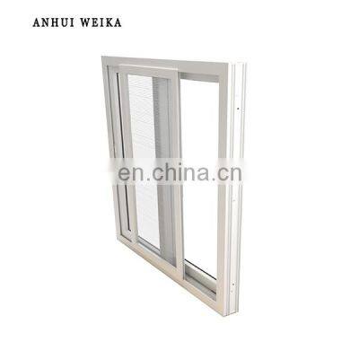 European style upvc plastic sliding windows
